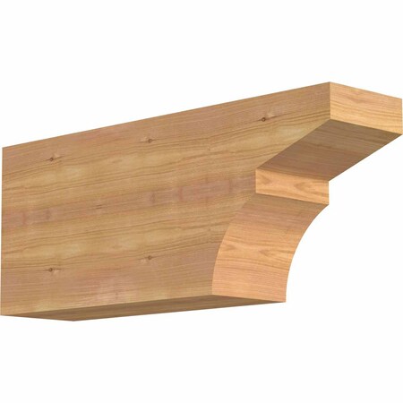 Ekena Millwork Monterey Smooth Rafter Tail, Western Red Cedar, 5 1/2"W x 10"H x 24"L RFT06X10X24MON00SWR
